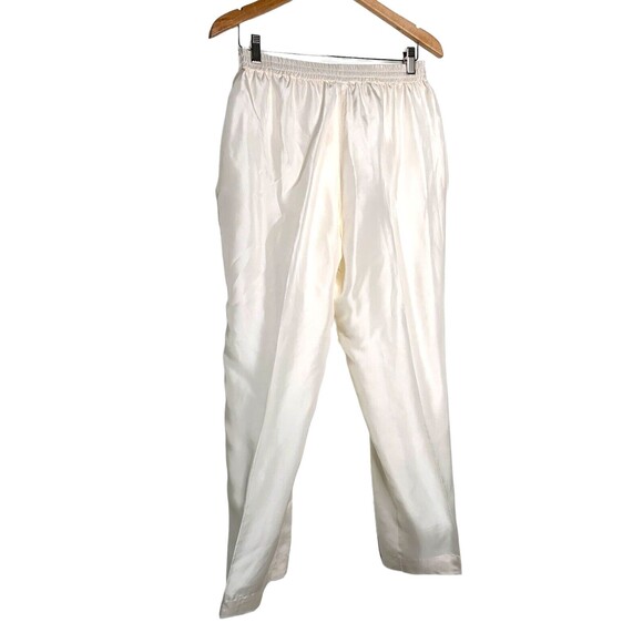 Mureli 100% Silk Sailing Graphic Full Zip Jacket & Elastic Waist Pants Set Sz M - Picture 4 of 12